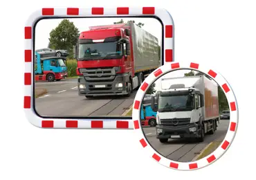 Dopravní zrcadlo TM Premium–akrylát | nerez | polykarbonát